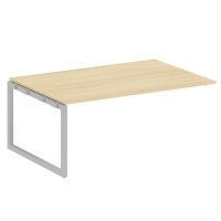 Metal System Quattro 5x5 50БО.ППРГ-5 (Акация лорка/Серый) Проходной наборный элемент переговорного стола на О-образном м/к