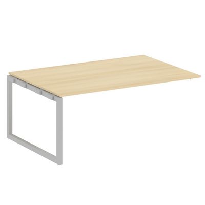 Metal System Quattro 5x5 50БО.ППРГ-5 (Акация лорка/Серый) Проходной наборный элемент переговорного стола на О-образном м/к