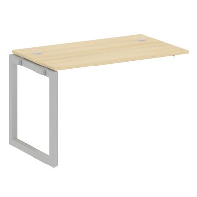 Metal System Quattro 5x5 50БО.ПРС-СП-1.2 (Акация лорка/Серый) Проходной наборный элемент рабочей станции на О-образном м/к