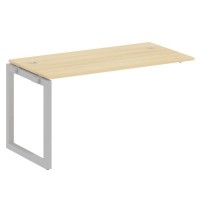 Metal System Quattro 5x5 50БО.ПРС-СП-1.3 (Акация лорка/Серый) Проходной наборный элемент рабочей станции на О-образном м/к