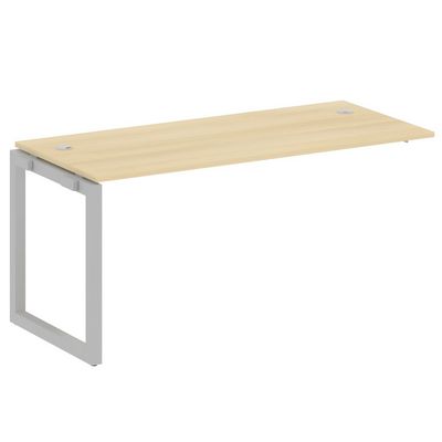 Metal System Quattro 5x5 50БО.ПРС-СП-1.4 (Акация лорка/Серый) Проходной наборный элемент рабочей станции на О-образном м/к