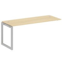 Metal System Quattro 5x5 50БО.ПРС-СП-1.5 (Акация лорка/Серый) Проходной наборный элемент рабочей станции на О-образном м/к