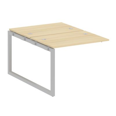 Metal System Quattro 5x5 50БО.ПРС-СП-2.1 (Акация лорка/Серый) Проходной наборный элемент рабочей станции на О-образном м/к