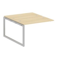 Metal System Quattro 5x5 50БО.ПРС-СП-2.2 (Акация лорка/Серый) Проходной наборный элемент рабочей станции на О-образном м/к