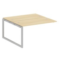 Metal System Quattro 5x5 50БО.ПРС-СП-2.3 (Акация лорка/Серый) Проходной наборный элемент рабочей станции на О-образном м/к