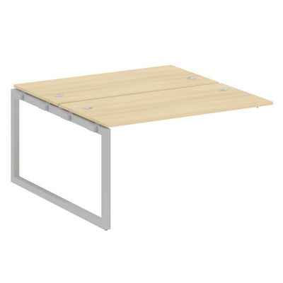 Metal System Quattro 5x5 50БО.ПРС-СП-2.3 (Акация лорка/Серый) Проходной наборный элемент рабочей станции на О-образном м/к