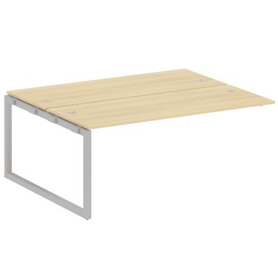 Metal System Quattro 5x5 50БО.ПРС-СП-2.5 (Акация лорка/Серый) Проходной наборный элемент рабочей станции на О-образном м/к