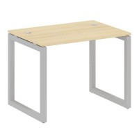 Metal System Quattro 5x5 50БО.СП-1 (Акация лорка/Серый) Стол письменный на О-образном м/к