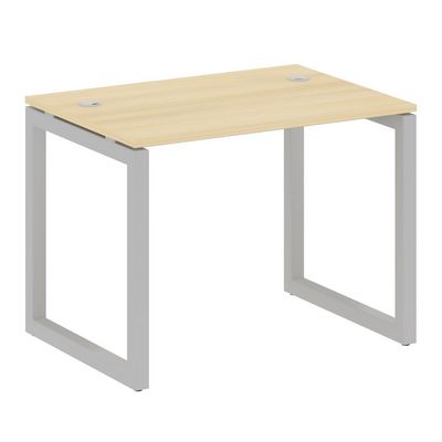 Metal System Quattro 5x5 50БО.СП-1 (Акация лорка/Серый) Стол письменный на О-образном м/к