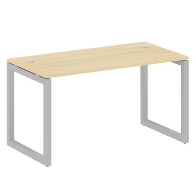 Metal System Quattro 5x5 50БО.СП-3 (Акация лорка/Серый) Стол письменный на О-образном м/к
