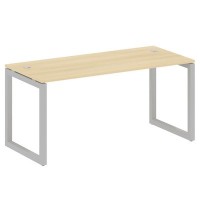 Metal System Quattro 5x5 50БО.СП-4 (Акация лорка/Серый) Стол письменный на О-образном м/к