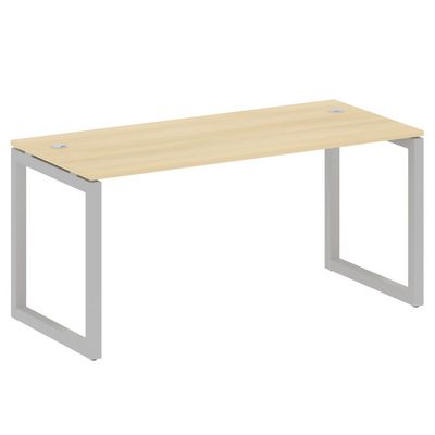 Metal System Quattro 5x5 50БО.СП-4 (Акация лорка/Серый) Стол письменный на О-образном м/к