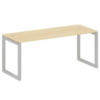 Metal System Quattro 5x5 50БО.СП-5 (Акация лорка/Серый) Стол письменный на О-образном м/к