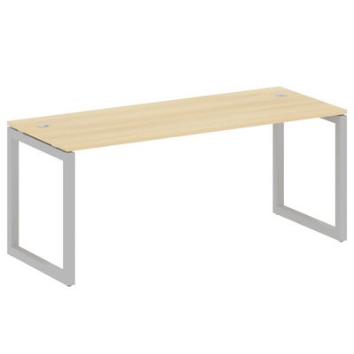 Metal System Quattro 5x5 50БО.СП-5 (Акация лорка/Серый) Стол письменный на О-образном м/к