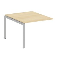 Metal System Quattro 5x5 50БП.ППРГ-1 (Акация лорка/Серый) Проходной наборный элемент переговорного стола на П-образном м/к