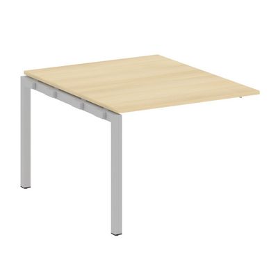 Metal System Quattro 5x5 50БП.ППРГ-1 (Акация лорка/Серый) Проходной наборный элемент переговорного стола на П-образном м/к