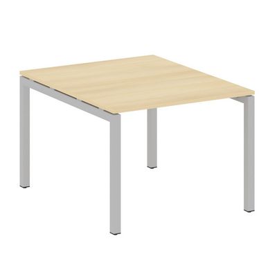 Metal System Quattro 5x5 50БП.ПРГ-1.1 (Акация лорка/Серый) Переговорный стол на П-образном м/к