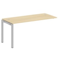 Metal System Quattro 5x5 50БП.ПРС-СП-1.4 (Акация лорка/Серый) Проходной наборный элемент рабочей станции на П-образном м/к