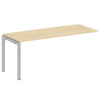 Metal System Quattro 5x5 50БП.ПРС-СП-1.5 (Акация лорка/Серый) Проходной наборный элемент рабочей станции на П-образном м/к