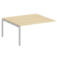 Metal System Quattro 5x5 50БП.ПРС-СП-2.4 (Акация лорка/Серый) Проходной наборный элемент рабочей станции на П-образном м/к