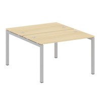 Metal System Quattro 5x5 50БП.РАС-СП-2.2 (Акация лорка/Серый) Рабочая станция на П-образном м/к