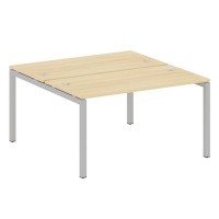 Metal System Quattro 5x5 50БП.РАС-СП-2.3 (Акация лорка/Серый) Рабочая станция на П-образном м/к