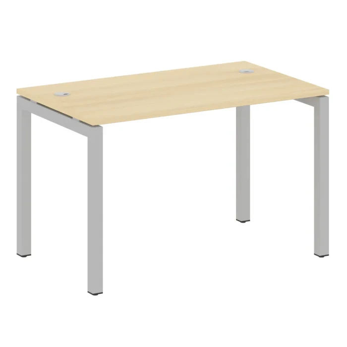 50БП.СП-2 (Акация лорка/Серый) Стол письменный на П-образном м/к