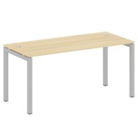 Metal System Quattro 5x5 50БП.СП-4 (Акация лорка/Серый) Стол письменный на П-образном м/к