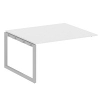 Metal System Quattro 5x5 50БО.ППРГ-3 (Белый/Серый) Проходной наборный элемент переговорного стола на О-образном м/к