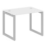 Metal System Quattro 5x5 50БО.СП-1 (Белый/Серый) Стол письменный на О-образном м/к