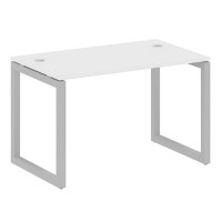 Metal System Quattro 5x5 50БО.СП-2 (Белый/Серый) Стол письменный на О-образном м/к