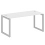 Metal System Quattro 5x5 50БО.СП-4 (Белый/Серый) Стол письменный на О-образном м/к