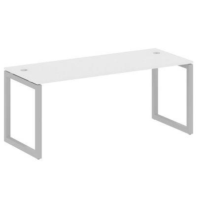 Metal System Quattro 5x5 50БО.СП-5 (Белый/Серый) Стол письменный на О-образном м/к