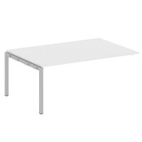 Metal System Quattro 5x5 50БП.ППРГ-5 (Белый/Серый) Проходной наборный элемент переговорного стола на П-образном м/к