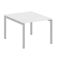 Metal System Quattro 5x5 50БП.ПРГ-1.1 (Белый/Серый) Переговорный стол на П-образном м/к