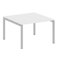 Metal System Quattro 5x5 50БП.ПРГ-1.2 (Белый/Серый) Переговорный стол на П-образном м/к