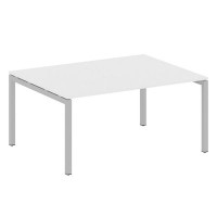 Metal System Quattro 5x5 50БП.ПРГ-1.4 (Белый/Серый) Переговорный стол на П-образном м/к