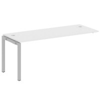 Metal System Quattro 5x5 50БП.ПРС-СП-1.5 (Белый/Серый) Проходной наборный элемент рабочей станции на П-образном м/к