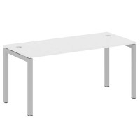 Metal System Quattro 5x5 50БП.СП-4 (Белый/Серый) Стол письменный на П-образном м/к