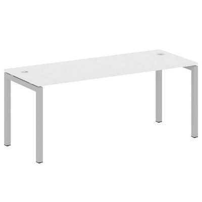 Metal System Quattro 5x5 50БП.СП-5 (Белый/Серый) Стол письменный на П-образном м/к