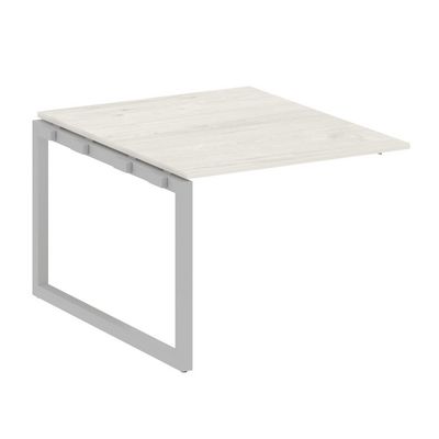 Metal System Quattro 5x5 50БО.ППРГ-1 (Дуб наварра/Серый) Проходной наборный элемент переговорного стола на О-образном м/к