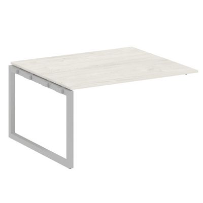 Metal System Quattro 5x5 50БО.ППРГ-3 (Дуб наварра/Серый) Проходной наборный элемент переговорного стола на О-образном м/к