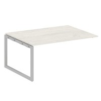 Metal System Quattro 5x5 50БО.ППРГ-4 (Дуб наварра/Серый) Проходной наборный элемент переговорного стола на О-образном м/к