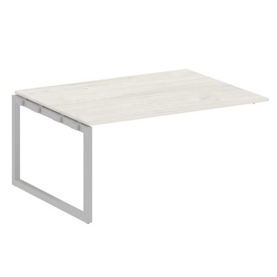 Metal System Quattro 5x5 50БО.ППРГ-4 (Дуб наварра/Серый) Проходной наборный элемент переговорного стола на О-образном м/к