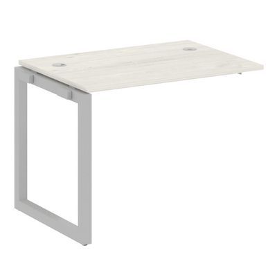 Metal System Quattro 5x5 50БО.ПРС-СП-1.1 (Дуб наварра/Серый) Проходной наборный элемент рабочей станции на О-образном м/к