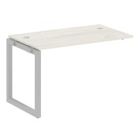 Metal System Quattro 5x5 50БО.ПРС-СП-1.2 (Дуб наварра/Серый) Проходной наборный элемент рабочей станции на О-образном м/к