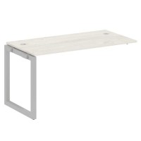 Metal System Quattro 5x5 50БО.ПРС-СП-1.3 (Дуб наварра/Серый) Проходной наборный элемент рабочей станции на О-образном м/к