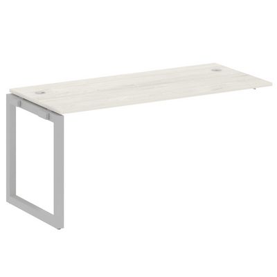 Metal System Quattro 5x5 50БО.ПРС-СП-1.4 (Дуб наварра/Серый) Проходной наборный элемент рабочей станции на О-образном м/к