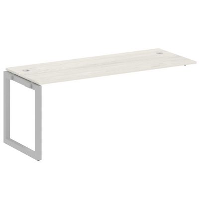 Метал Систем Куатро 5х5 50БО.ПРС-СП-1.5 (Дуб наварра/Серый) Проходной наборный элемент рабочей станции на О-образном м/к