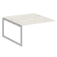 Metal System Quattro 5x5 50БО.ПРС-СП-2.3 (Дуб наварра/Серый) Проходной наборный элемент рабочей станции на О-образном м/к